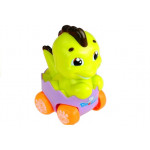 Dinosaurus vo vajci na kolieskach - farebný